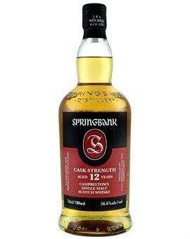 Springbank 12 year old Cask Strength 2026 Single Campbeltown Malt Scotch Whisky 56,6%
